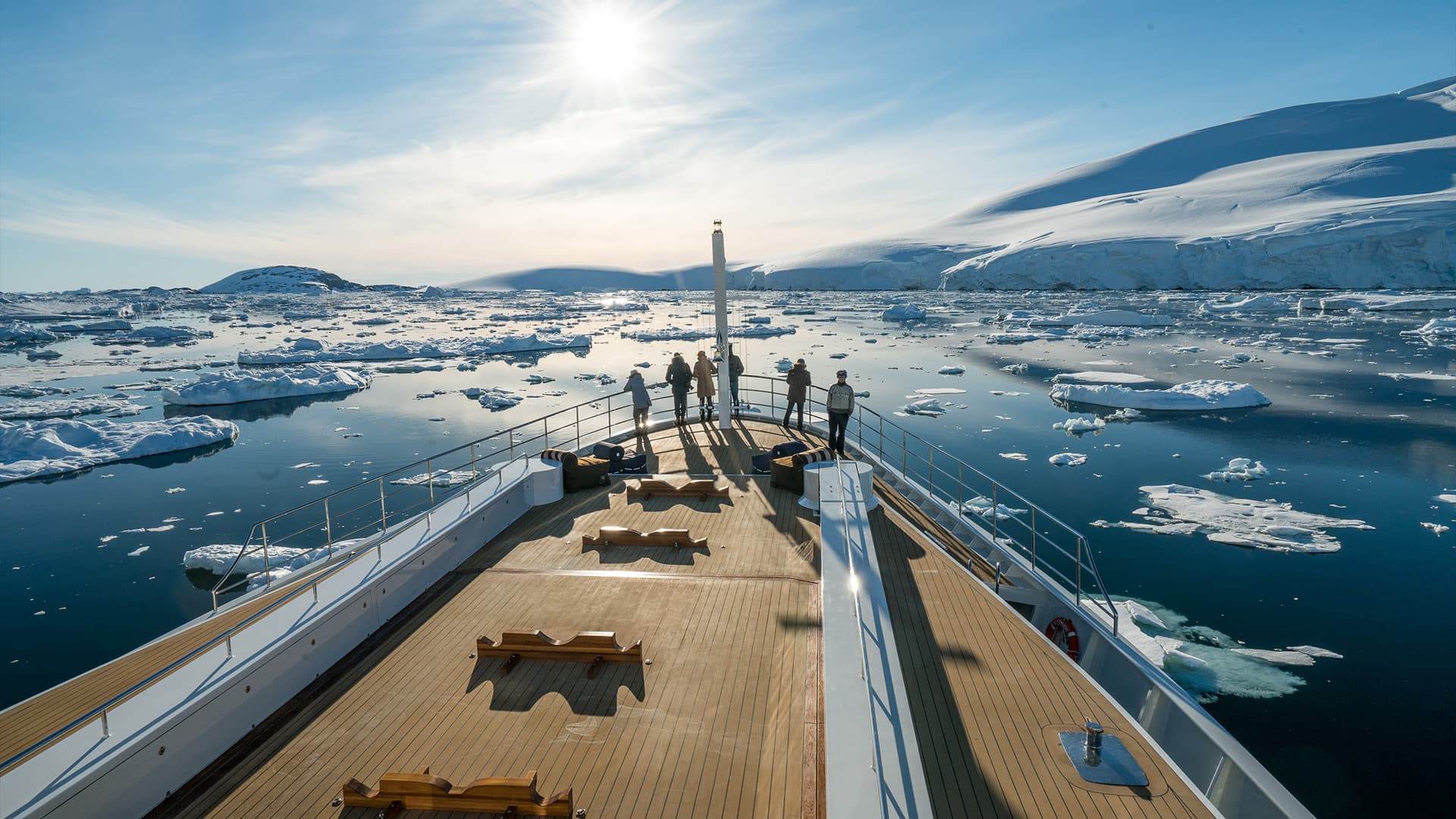 Legend Expedition Yacht | Antarctica Peninsula | Top Deck